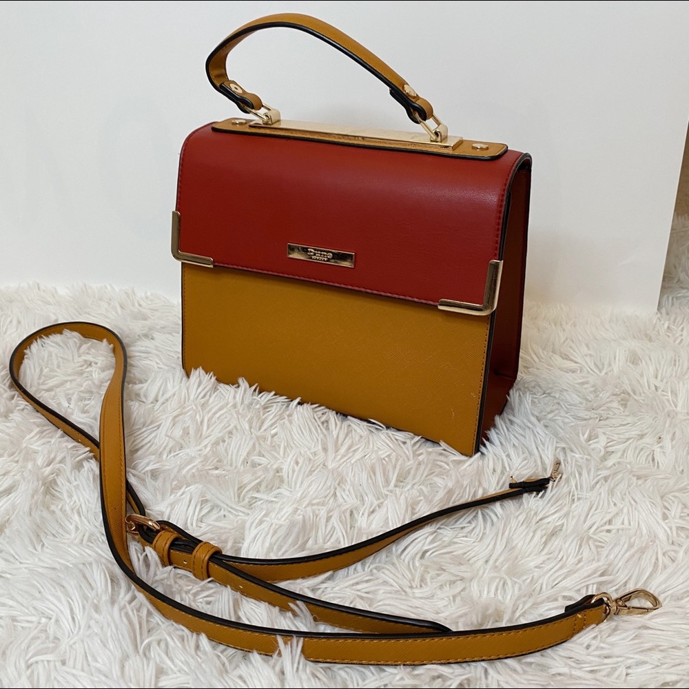 Red and Brown Dune Purse